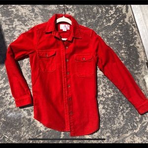 Filson women’s moleskin shirt S burnt orange